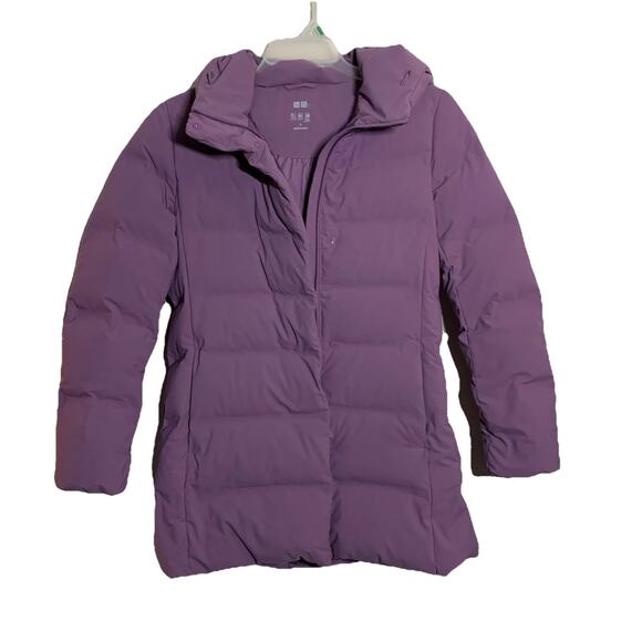 Uniqlo Seamless Down Coat Small Water-Repellent Windproof Natural - Picture 3 of 11